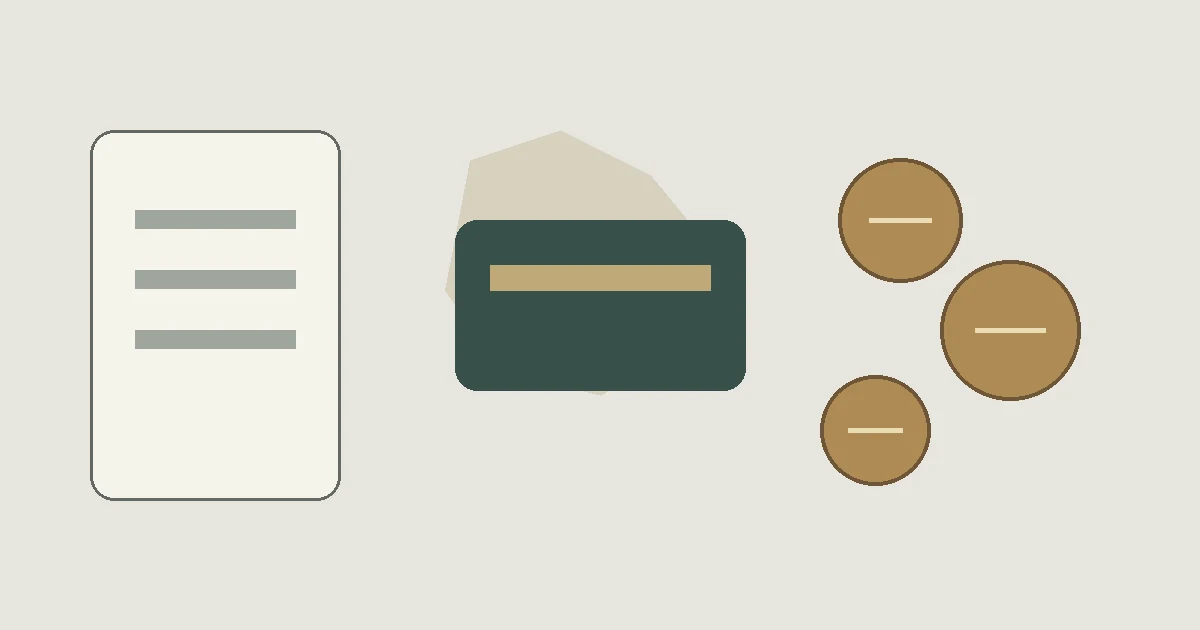 Editorial illustration showing card, bank transfer and cryptocurrency as separate payment rails in an Australian context